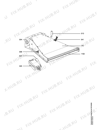 Взрыв-схема плиты (духовки) Aeg CB3140-1-D   EURO - Схема узла Ventilation